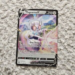 POKEMON TCG Card Magearna V Silver Tempest Ultra Rare 128/195
